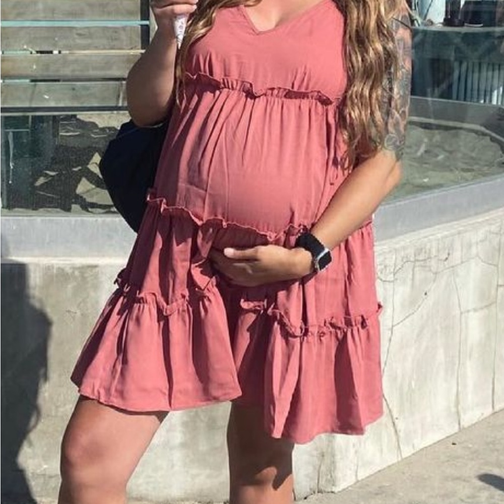 Maternity babydoll dress